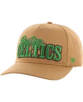 Men's '47 Brand Tan Boston Celtics Barnes Hitch Adjustable Hat