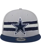 Men's New Era Gray, Navy Dallas Cowboys Band 9FIFTY Snapback Hat