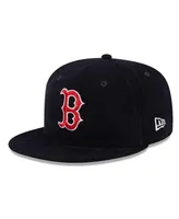 Men's New Era Navy Boston Red Sox Throwback Corduroy 59FIFTY Fitted Hat