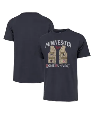 Men's '47 Brand Navy Distressed Minnesota Twins Regional Franklin T-shirt