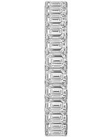 Diamond Emerald-Cut Eternity Band (3 ct. t.w.) Platinum or 14k Gold