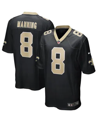 Men's Nike Archie Manning Black New Orleans Saints Game Retired Player Jersey
