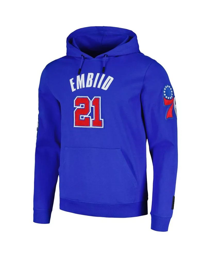 Men's Pro Standard Joel Embiid Royal Philadelphia 76ers Player Pullover Hoodie