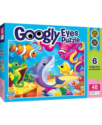 Masterpieces Googly Eyes - Lil Shark & Friends 48 Piece Jigsaw Puzzle