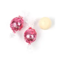 36 Pcs Pink Candy Strawberries & Cream Lindor Chocolate Truffles by Lindt (1 lb)