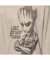 Marvel Guardians of the Galaxy Groot Boys Fleece Pullover Hoodie Gray