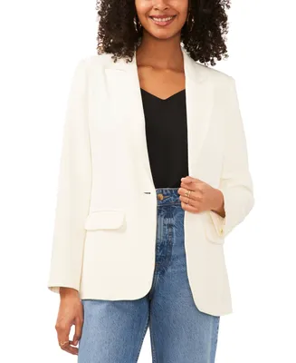 Vince Camuto Women's Notched Collar Single Button Blazer