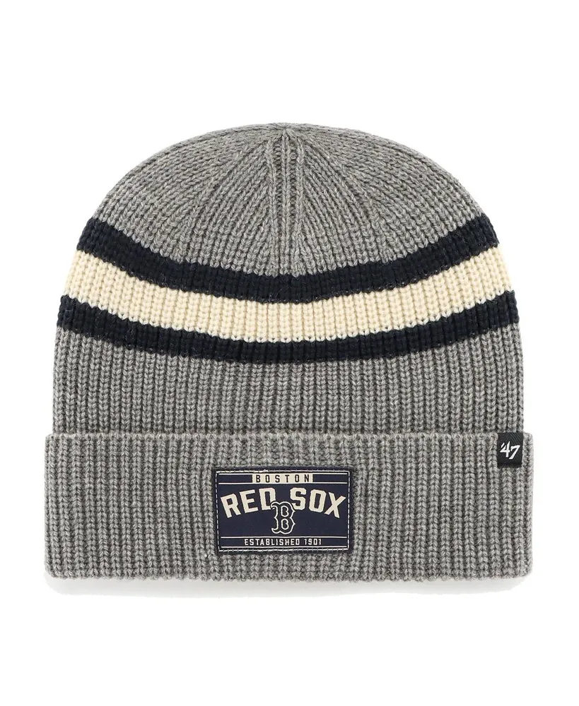 Men's '47 Brand Graphite Boston Red Sox Penobscot Cuffed Knit Hat