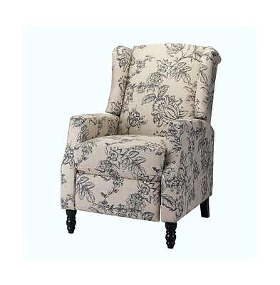 Hulala Home Upholstered Paolino Accent Chair with Button-tufted Back