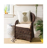 Safavieh Indoor/Outdoor Pure Pineapple 20" x 20" Pillow