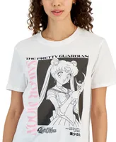 Sailor Moon Juniors' Short-Sleeve Crewneck Graphic Tee