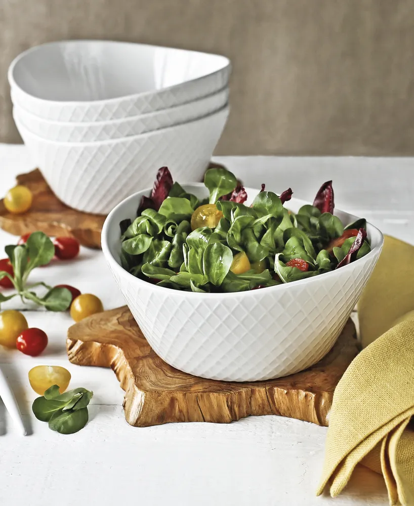 over&back Jester Diamond Bowls - Set Of 4