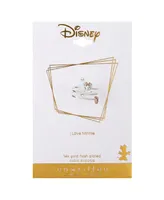 Disney Cubic Zirconia Minnie Mouse and Heart Spiral Ring