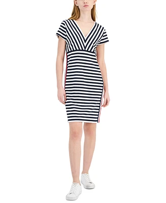 Tommy Hilfiger Women's Striped A-Line Dress