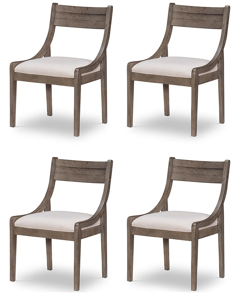 Greystone Ii Sling Back Side Chair 4pc Set