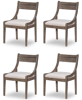 Greystone Ii Sling Back Side Chair 4pc Set