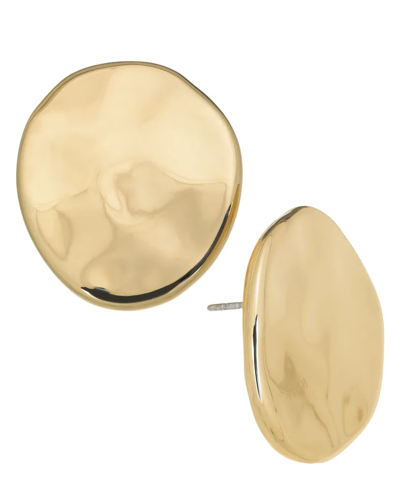 Style & Co Hammered Circular Stud Earrings, Created for Macy's