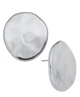 Style & Co Hammered Circular Stud Earrings, Created for Macy's