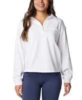 Columbia Women's Trek Collared Crew Long-Sleeve Top