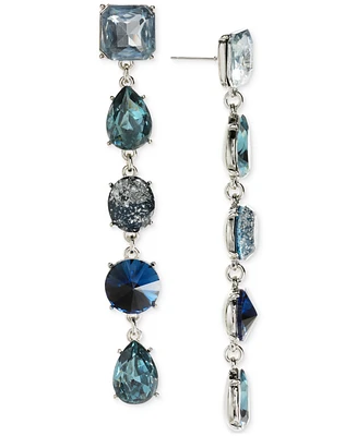 I.n.c. International Concepts Mixed Stone Linear Drop Earrings, Created for Macy's