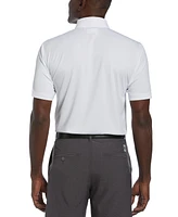 Pga Tour Men's Airflux Solid Mesh Short Sleeve Golf Polo Shirt