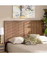 Baxton Studio Patwin Modern and Contemporary Transitional King Size Finished Wood Headboard