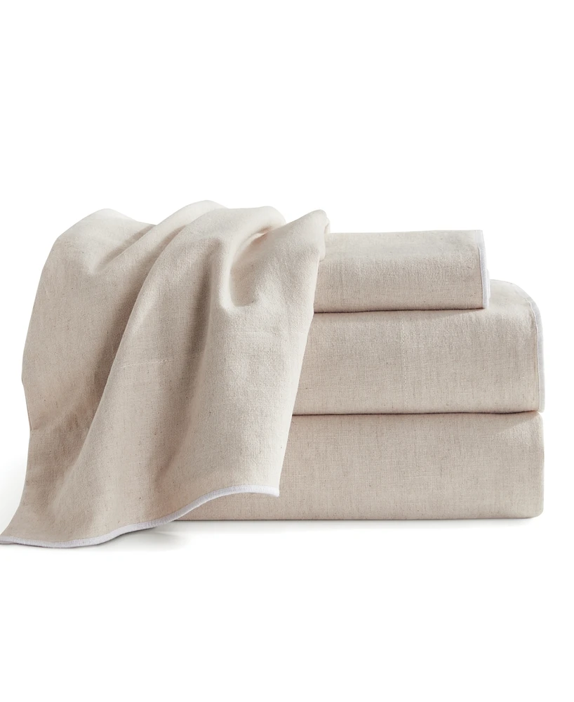 Dkny Pure Washed Linen Cotton 4-Pc. Sheet Set