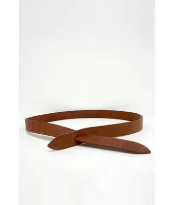 Paneros Clothing Women's Fiona Wrap Leather Belt Brown