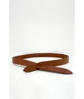 Paneros Clothing Women's Fiona Wrap Leather Belt Brown