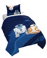 Saturday Park Star Wars Droids 100% Organic Cotton Twin Duvet Cover & Sham Set