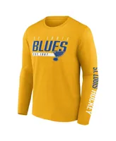 Men's Fanatics Gold, Blue St. Louis Blues Bottle Rocket T-shirt Combo Pack