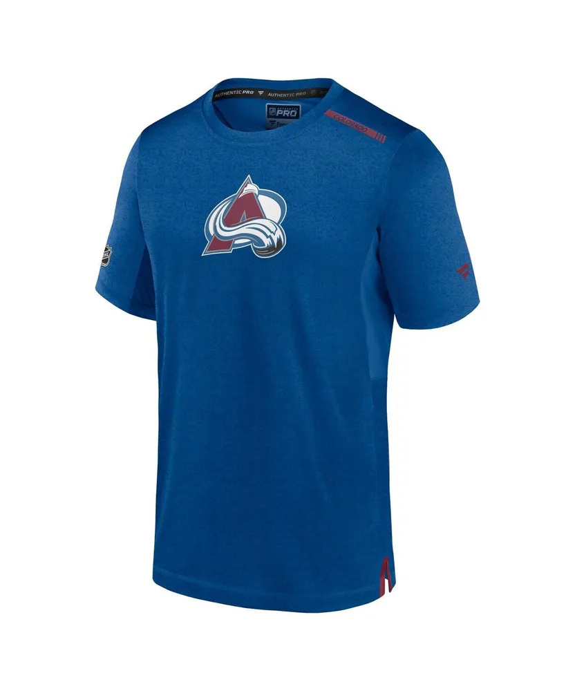 Men's Fanatics Blue Colorado Avalanche Authentic Pro Performance T-shirt