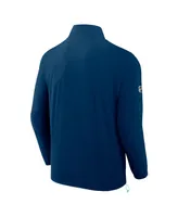 Men's Fanatics Deep Sea Blue Seattle Kraken Authentic Pro Rink Full-Zip Jacket