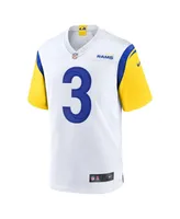 Men's Nike Cam Akers White Los Angeles Rams Game Jersey