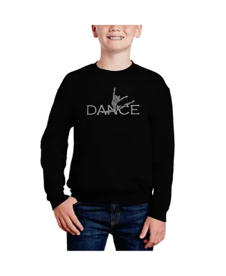 Dancer - Big Boy's Word Art Crewneck Sweatshirt