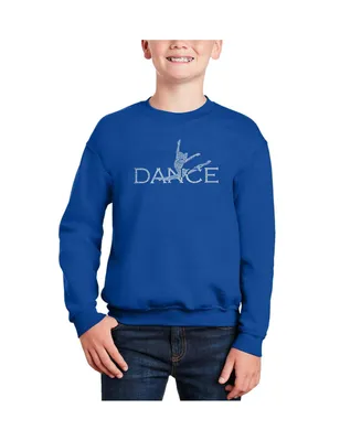 Dancer - Big Boy's Word Art Crewneck Sweatshirt