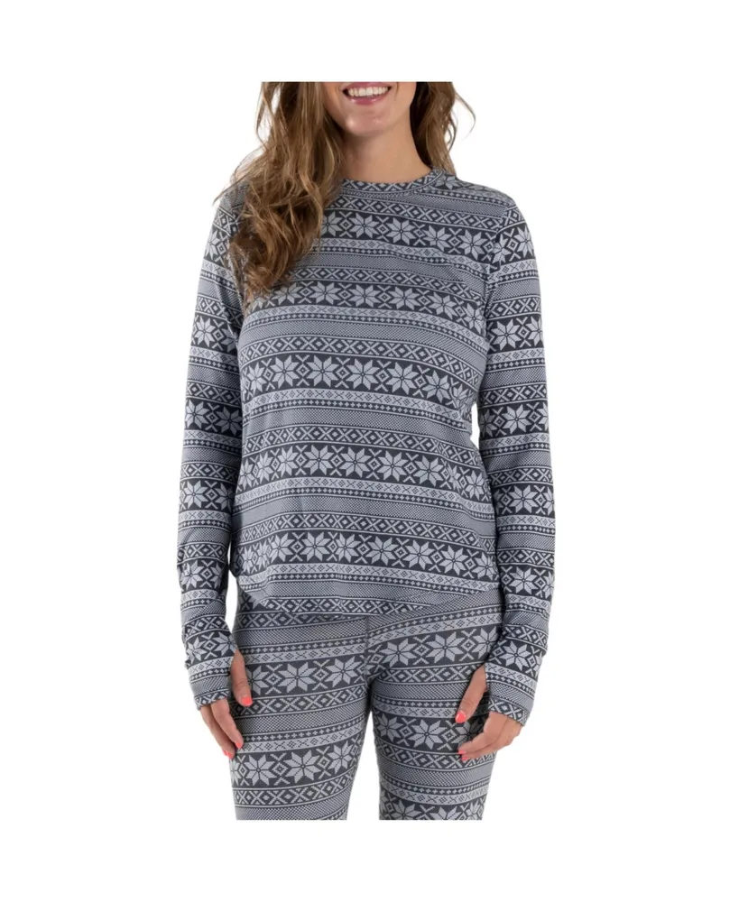 Muk Luks Women's Cozy Layer Long Sleeve Shirt