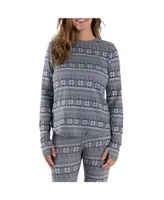 Muk Luks Women's Cozy Layer Long Sleeve Shirt
