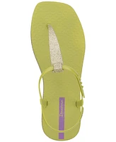 Ipanema x Shakira Class Edge Glow Slip-On Embellished T-Strap Thong Sandals