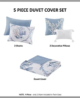 Closeout! Harbor House Pismo Beach Cotton 5-Pc Duvet Cover Set