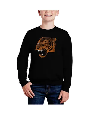 Beast Mode - Big Boy's Word Art Crewneck Sweatshirt