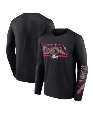 Men's Profile Georgia Bulldogs Big and Tall Two-Hit Graphic Long Sleeve T-shirt