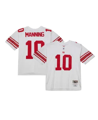Men's Mitchell & Ness Eli Manning White New York Giants Legacy Replica Jersey