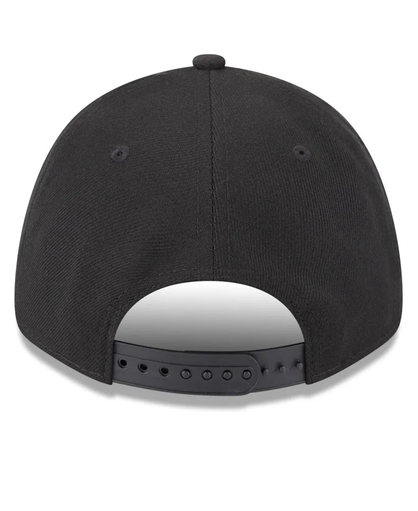 Men's New Era Black Los Angeles Rams Momentum 9FORTY Snapback Hat