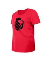 Women's New Era Red Sacramento Kings 2023/24 City Edition T-shirt