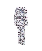 Women's Concepts Sport Cream New York Giants Docket Hoodie Full-Zip Union Suit