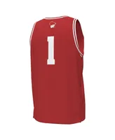 Under Armour Men's #1Wisconsin Badgers Replica Basketball Jersey