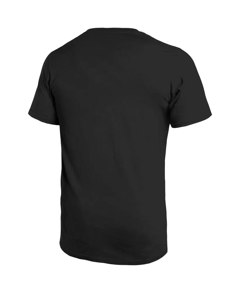 Men's Majestic Threads Lamar Jackson Black Baltimore Ravens Oversized Player Image T-shirt
