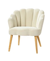 Boho Accent Velvet Upholstered Living Room Chairs for Makeup Bedroom