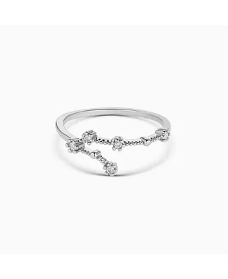 Constellation Zodiac Ring- Gemini - Silver